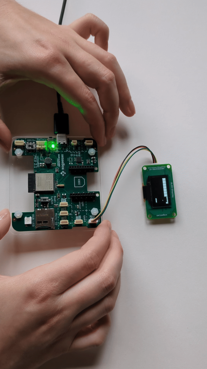 Control of the Brick Breaker game using the built-in gyroscope